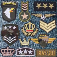 ♈▩﹍ Army Accessories Embroidered Patches Clothing Thermoadhesive Patches Military Emblem Patch on Clothes Honor Tactical Badges Logo