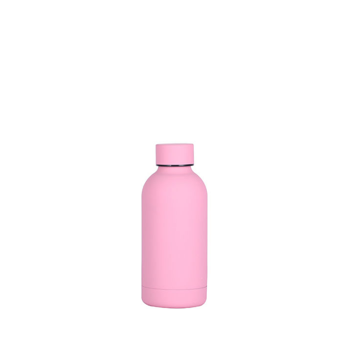 ซื้อหนึ่งแถมหนึ่งฟรี-500ml-304สแตนเลสปราศจาก-bpa-กระติกน้ำร้อนกลางแจ้งขวดน้ำ-pinkycolor-สียางร้อนถ้วยกระติก