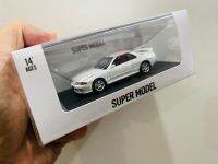 Nissan GTR32 Opened Bonnet Haoyue white 1:64 (Super Model)