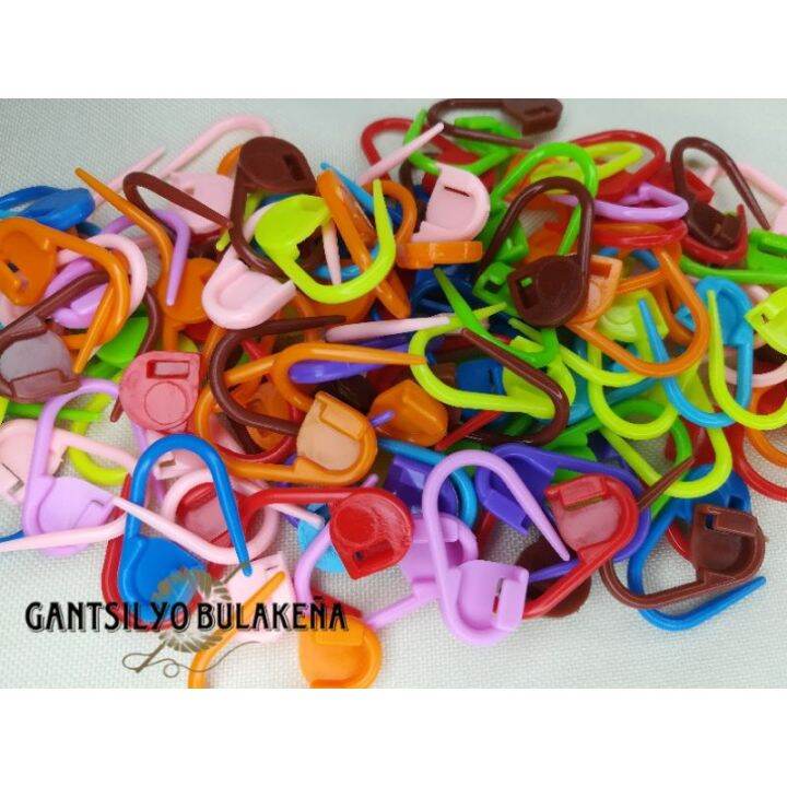 Plastic Stitch Markers with Lock / Crochet Markers7 Lazada PH