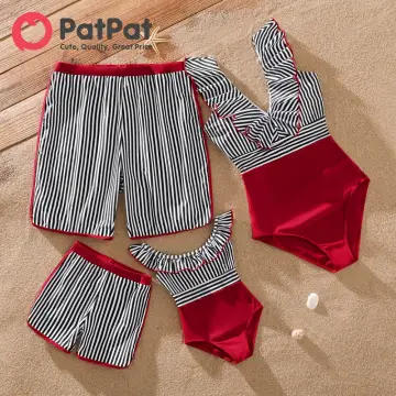 PATPAT Family Matching Swimsuits Two Pieces Tankini Set Dinosaur Print  Ruffles Bikini Mommy and Me Bathing Suits : : Clothing, Shoes 