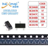 50PCS BC846B Code:1BW BC847B 1F BC847C 1G BC848B 1K BC856B 3BW BC857B 3F SOT-23 NPN Transistor 45V/0.1A SMD Triode