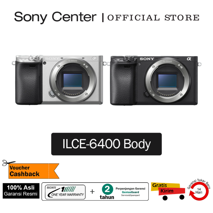 SONY A6400 / Kamera Alpha 6400 Kit Lensa E PZ 16-50mm F3.5-5.6 OSS