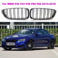 Carbon Fiber A Pair Front Hood Kidney Sport Grill Grille For BMW F32 F33 F36 M3 M4 F80 F82 F83 4-Series 2013 2014 2015 2016-2018