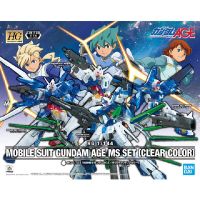 Bandai Original GUNDAM AGE 10th Anniversary ชุด4 1/144อะนิเมะประกอบของเล่นสะสมเครื่องประดับ Gifts