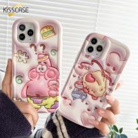 KISSCASE เคสซิลิโคนนิ่มสำหรับ Iphone 14 13 12 11 Pro Max 14 Plus เคส3D น่ารักฝาหลังกันกระแทกสำหรับ Iphone Xs Max Xr X 7 8 Plus