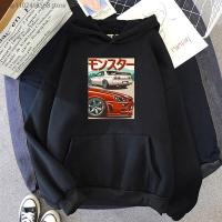JDM Hoodie for Men CRX Initial D Japan Style Retro 90s Del Sol Sweatshirt Long Sleeve O-Neck Winter Casual Harajuku Male Clothes Size XS-4XL