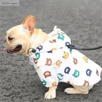 GUDY Bichon Pug French Bulldog เสื้อแจ็คเก็ตเสื้อคลุมกันฝนหน้าฝนผลิตภัณฑ์สัตว์เลี้ยงกันน้ำสุนัขเสื้อผ้าสุนัข