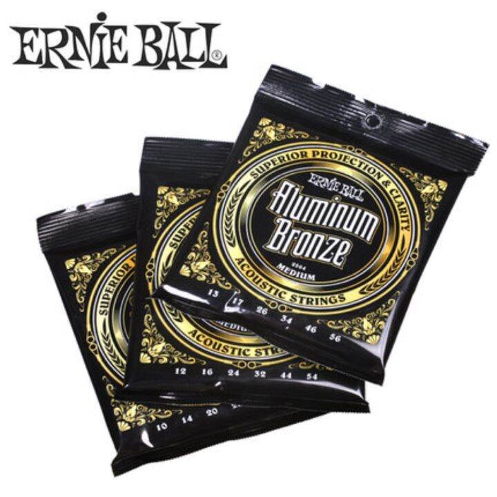Ernie Ball Aluminum Bronze Acoustic Guitar Strings 1 Set of String 2564