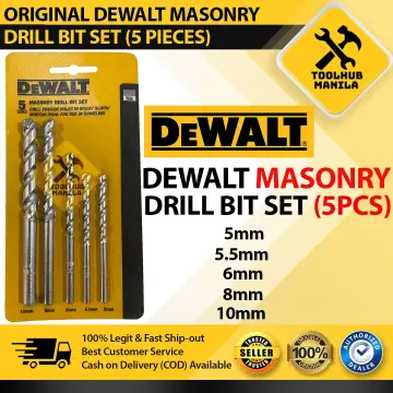 Dewalt extreme 2 masonry deals drill bit set 5pcs