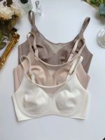 [COD] 2022 summer ultra-thin top style big breasts anti-sagging crystal cup underwear seamless and steel ring comfortable bra