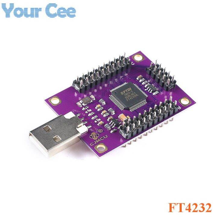 CJMCU-4232 FT4232โมดูล4ช่อง USB ไปยัง UART ซีเรียลพอร์ต /Spi/I2C /Jtag ...