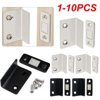 ◕▼ 1-10pcs Magnet Door Stops Hidden Door Closer Magnetic Cabinet Catches With Screw For Closet Cupboard Furniture Hardware