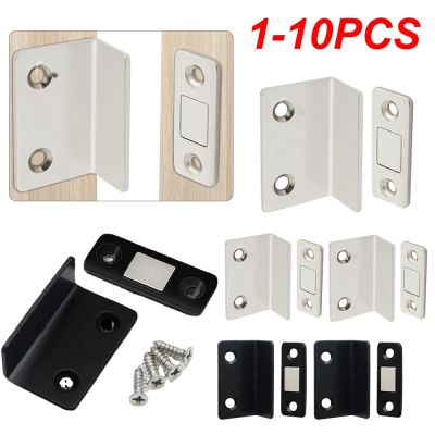 【hot】✒﹍✺  1-10pcs Door Stops Closer Magnetic Cabinet Catches With Screw Closet Cupboard Hardware