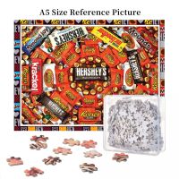 Hersheys Swirl - Chocolate Collage Wooden Jigsaw Puzzle 500 Pieces Educational Toy Painting Art Decor Decompression toys 500pcs