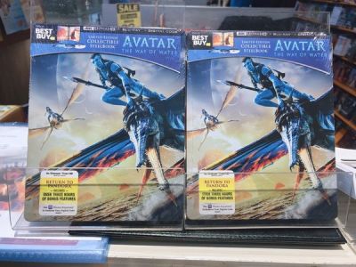 Avatar: The Way of Water (4k+Blu Ray+SteelBook) (2023) (3 DISC) (สินค้านำเข้า ไม่มีซับไทย ไม่มีเสียงไทย)