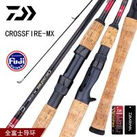 DAIWA CROSSFIRE MX Rod แหวนฟูจิหมุน/Joran Pancing Cetak คาร์บอนคันเบ็ดตกปลาเร็ว UL/M/ ML/MH 1.68/1.83/1.98/2.13M