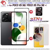 (3 in 1)For xiaomi poco​ x5​ pro​ 5G/poco​ x5​ 5G ฟิล์มกระจก ฟิล์มกันรอยโทรศัพท์ ฟิล์ม ฟิล์มกล้อง ฟิมล์กล้อง ฟิล์มติดกล้อง ฟิล์มหลัง ฟิมหลัง