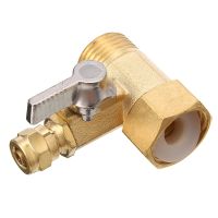 New Brass Ro Ball Valves Three Union RO Feed Water Adapter Connector 1/2 To 1/4 Tube Filter System Garden Hose Accessories