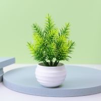 Artificial Plant Greeney Within Small Pot  Grwenery Tree Fake Plants Potted for Indoor , Home Garden Office Store Decoration Home Table Decora