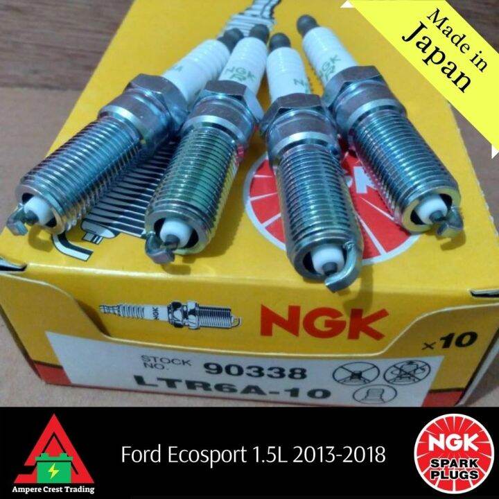 NGK Spark Plug LTR6A10 for Ford Ecosport 1.5L 20132018 (set of 4