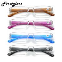 PANDER Ultralight Rimless Transparent Reading Glasses Fashion Retro Vintage Men Women Magnifying Presbyopic Glasses TR90 Gafas