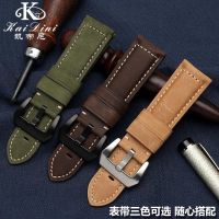 ▶★◀ Suitable for Panerai watch strap genuine leather men PAM111 handmade retro crazy horse leather watch strap 24mm26mm