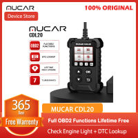 MUCAR CDL20 Lifetime Free Obd2 Scanner Car Professional Auto Diagnostic Tools Automotivo Code Reader Check Engine System