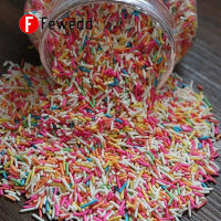 Sugar needle colored cake decoration edible sugar rod sugar sprinkles for ice cream bread