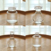 Small Vase For Centerpieces Flower Plastic Bud Vases Rustic Mini Clear Vase Unique Shapes For Wedding Dinning Home Decoration