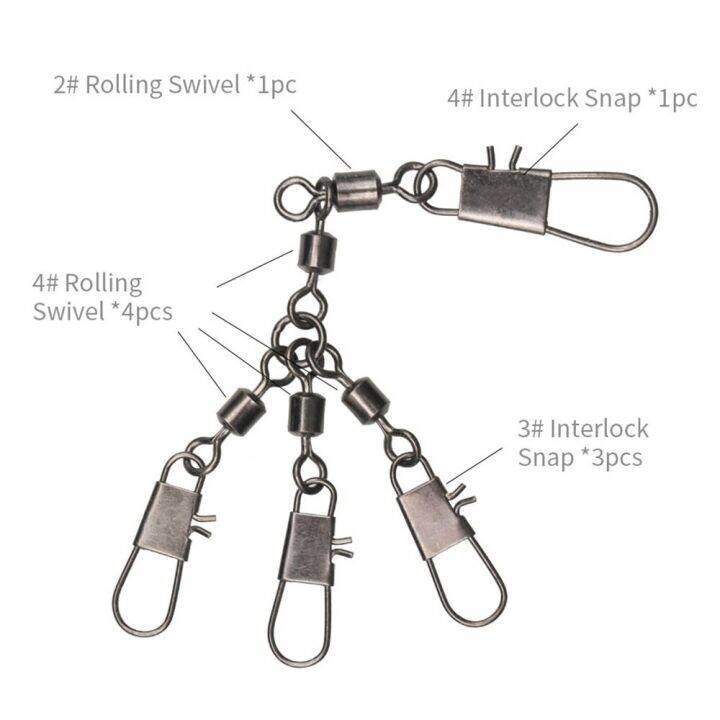 hot-durable-high-strength-stainless-steel-rolling-swivel-heavy-duty-ball-bearing-barrel-fishing-snap-connector-with-pin