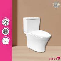 SOSUCO S12302 สุขภัณฑ์2PC ROSE 3/6BOWL+TANK II