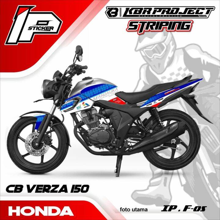 Striping Cb Verza Sticker Striping Variasi List Honda Cb Verza Ip F Design Ip