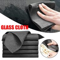 ✁﹍✙ Multifunction Wiping Cloth Streak Free Thick Glass Cleaning Cloth Reusable Microfibre Wipes Windows Glass Towel Kitchen Tools