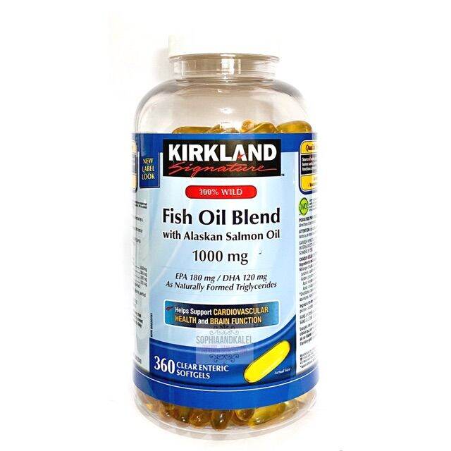 kirkland fish oil blend REPACKED 30 SOFTGELS Lazada PH