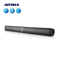 AIYIMA เครื่องเสียงลำโพงบลูทูธ40W ซาวด์บาร์ทีวีรอบทิศทางไร้สายถอดออกได้ลำโพงแบบซาวด์บาร์ชิ้นพร้อมวิทยุยูเอสบี TF FM