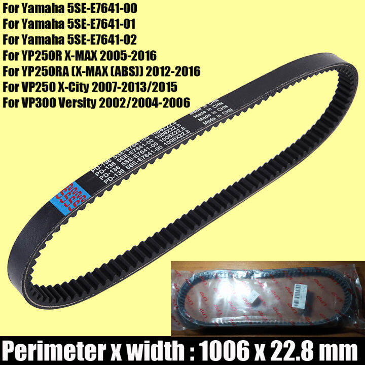 2023 Best Drive Belt for Yamaha YP250R YP250RA XMAX XMAX VP250 XCity