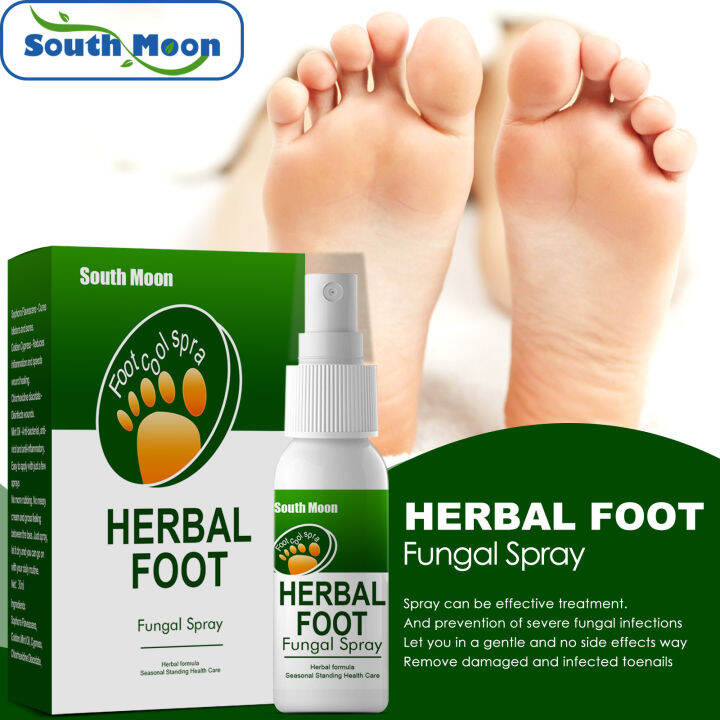 South Moon Herbal Foot Spray Fungal Combat Feet Spray Antibacterial And
