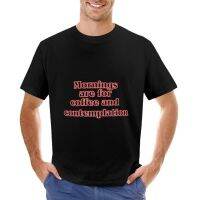 Mornings Are For Coffee And Contemplation T-Shirt Plus Size T Shirts Men Clothes