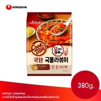 nongshim cooktam champong rabokki 380g บะหมี่ผสมต๊อกป๊อกกิเกาหลี พร้อมซอสเผ็ดรสปลาหมึก คุ๊กทัม จัมปง 오징어짬뽕맛