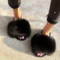 【CC】◙∈☏  MPPM Real Fur Slides for Luxury Designer Sandals Slippers Flip Flops Shoes Size