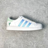 2023 Original Superstar "Milk WhiteBlue ink" Shell Head Collection Low cut Classic Versatile Casual Sports Shoe