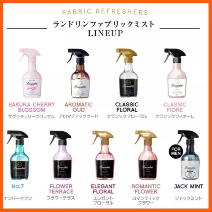 laundrin-fabric-refreshner-370ml-ลอนดริน-แฟบริค-รีเฟรชเชอร์-เสปรย์ปรับอากาศ