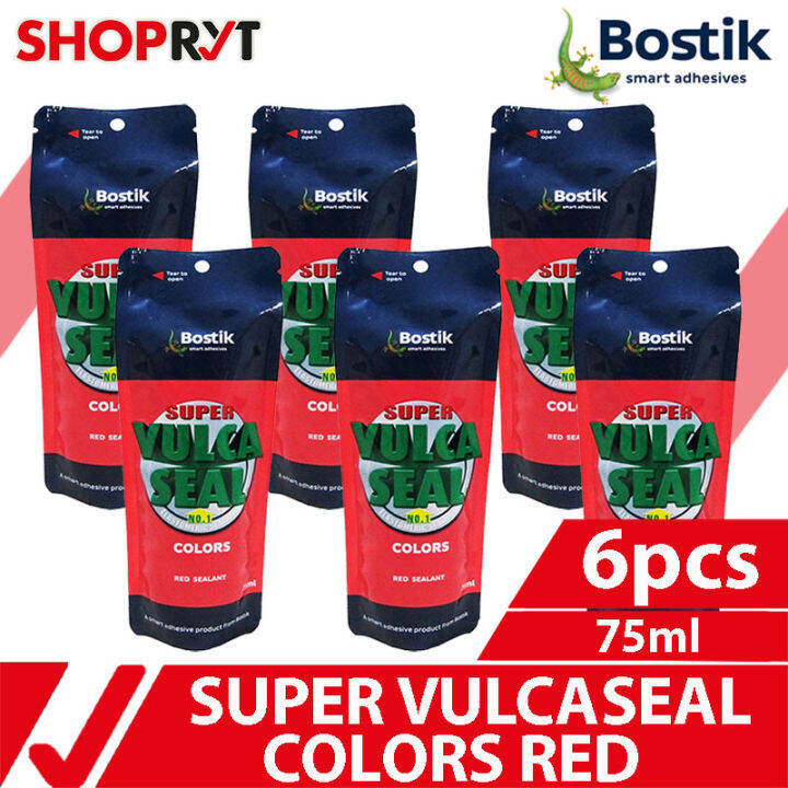 BOSTIK Vulcaseal Elastomeric Waterproofing Sealant 75ml JR Pouch Red