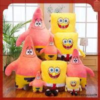 ตุ๊กตาผ้ากำมะหยี่ยัดไส้การ์ตูน SpongeBob หมอนโซฟาการตกแต่งบ้านของขวัญสำหรับเด็กน่ารัก SHIWEI732880294 50Cm