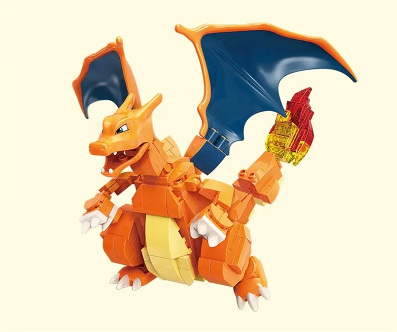 Pokémon Model Building Blocks Bricks Kits Set, Pikachu, Charizard,  Venusaur, Figuras do Anime dos desenhos animados