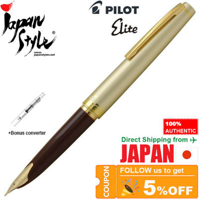[100% ต้นฉบับ] Pilot NAMIKI Elite 95S ปากกาหมึกซึมสีแดงเข้ม14K FES-1MM CON-40ปลายปากกาละเอียด/ละเอียด/ปานกลางจากญี่ปุ่น!