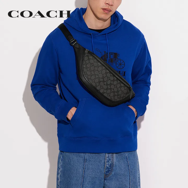 coach-กระเป๋าสะพายข้างผู้ชายรุ่น-league-belt-bag-in-signature-jacquard-สีหลากสี-cc073-mi5