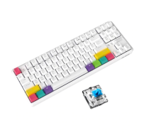 Ajazz K870T 87 Keys คีย์บอร์ด gaming Mechanical Bluetooth/wired dual mode RGB Backlit