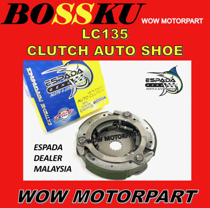 YAMAHA LC135 CLUTCH AUTO SHOE ESPADA LC135 AUTO SHOE ESPADA LC135